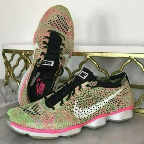 Nike Flyknit Zoom Agility 8 Black Hyper Pink - Picture 5 of 10